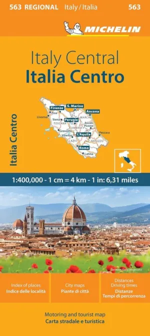 MAPA ITALIA CENTRO 1:400.000