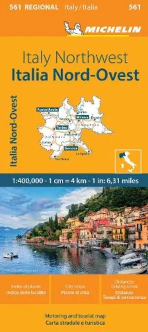 MAPA ITALIA NORD-OUEST  1:400.000