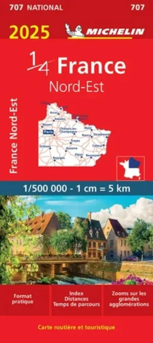 MAPA FRANCIA NORD-EST  1:500.000    2025