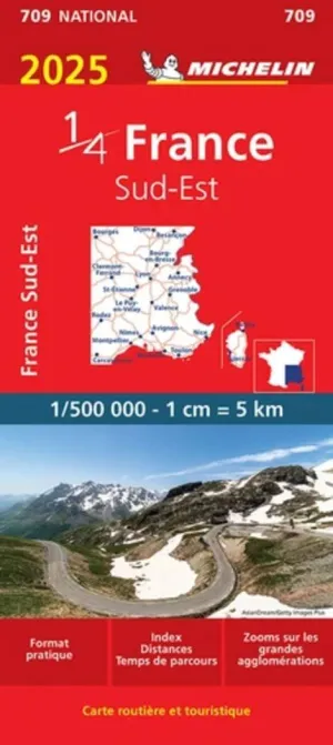 MAPA FRANCIA  SUD-EST  1:500.00           2025