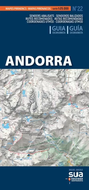 MAPA ANDORRA 1:25:000